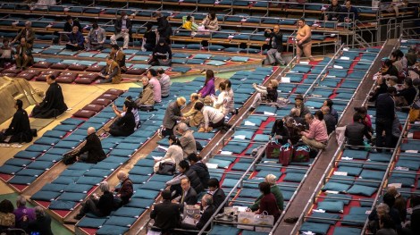 Tournoi de Sumo à Osaka, Japon.