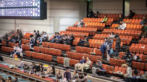 Tournoi de Sumo à Osaka, Japon.