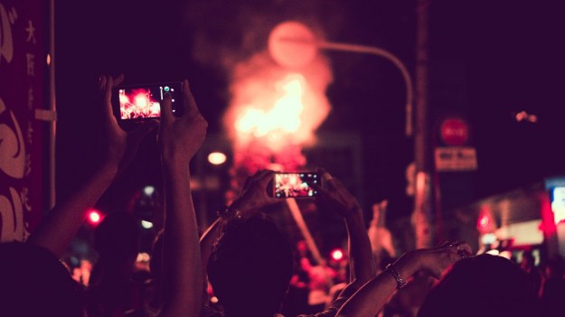 Ikeda fire festival Japon