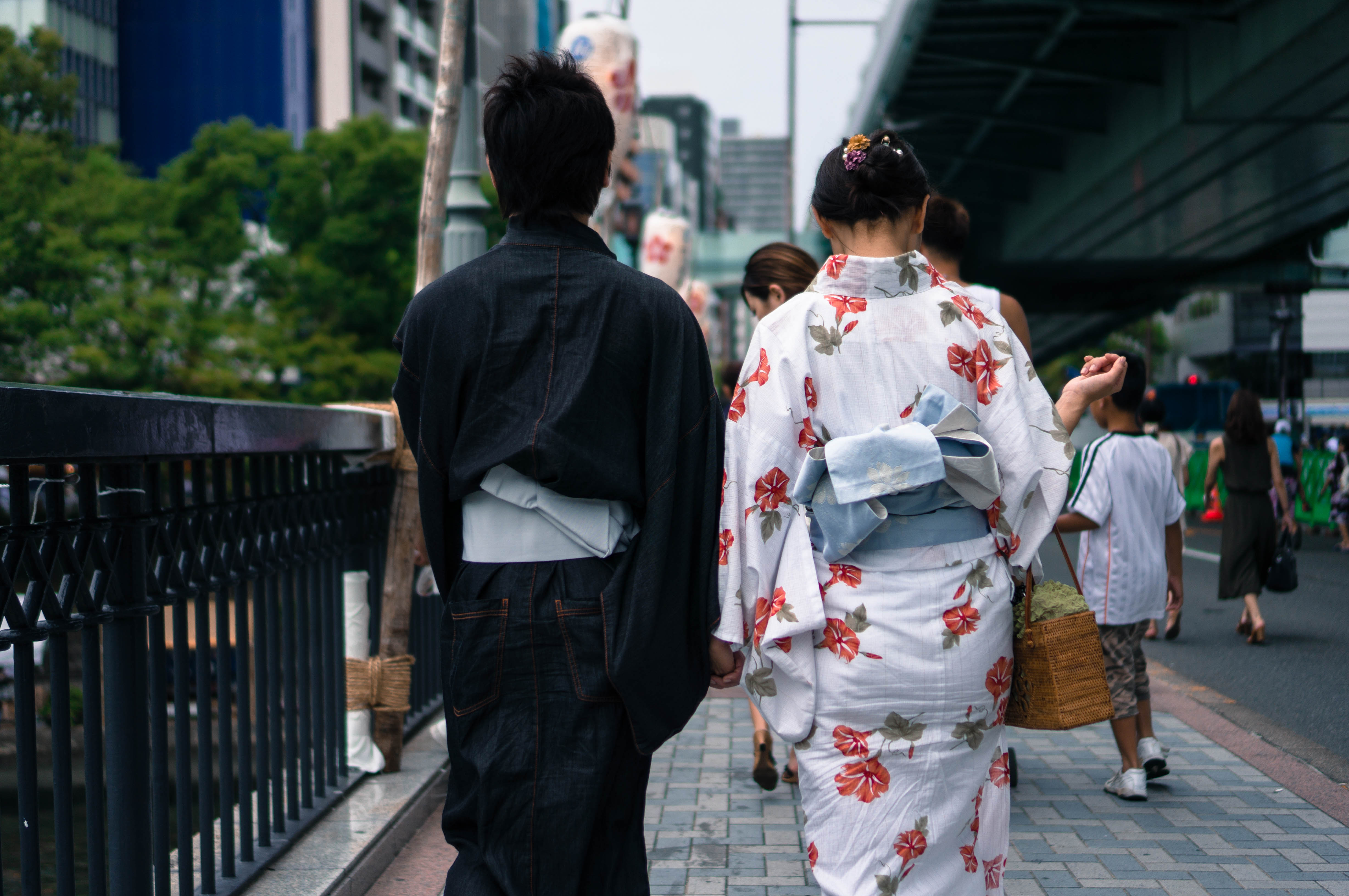Yukata Tenjin Osaka, Japon