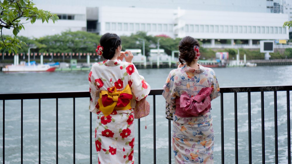 Yukata Tenjin Osaka, Japon